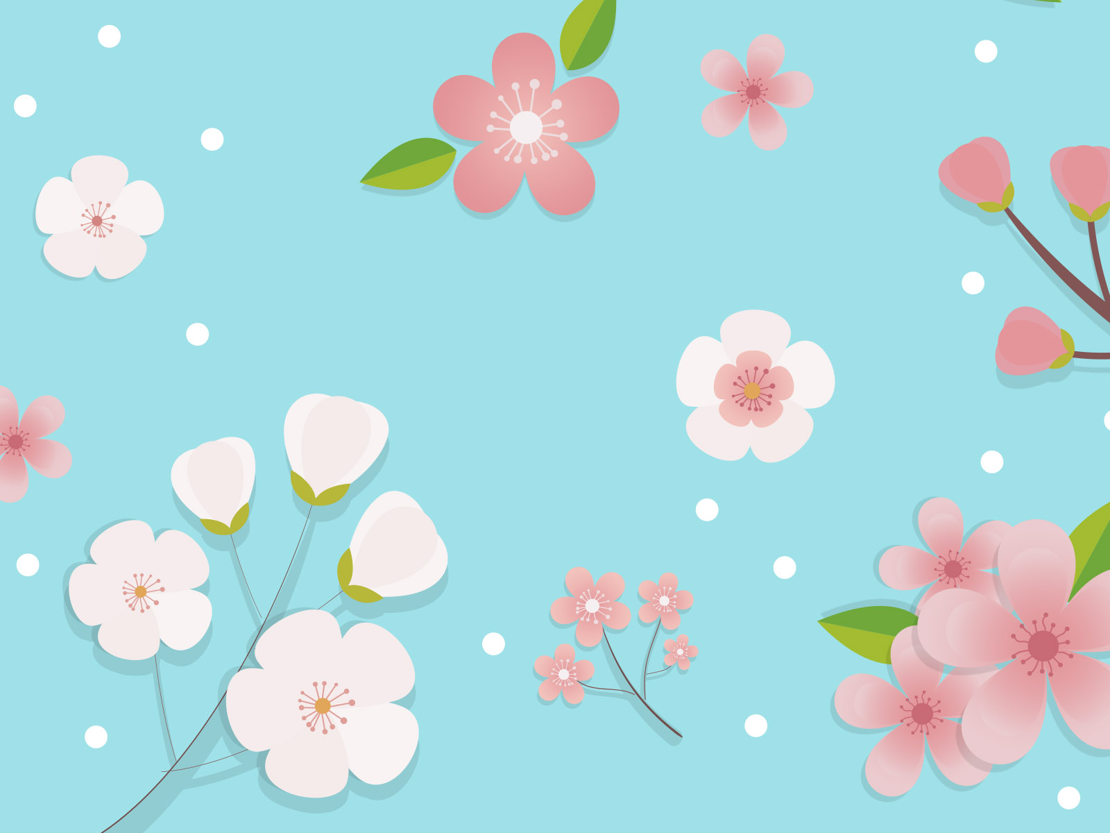 Wild Flowers Pattern Powerpoint Templates - Flowers, Pattern - Free PPT  Backgrounds and Templates