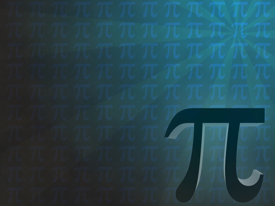 Pi Mathematical Powerpoint Templates - Aqua / Cyan, Black, Blue ...