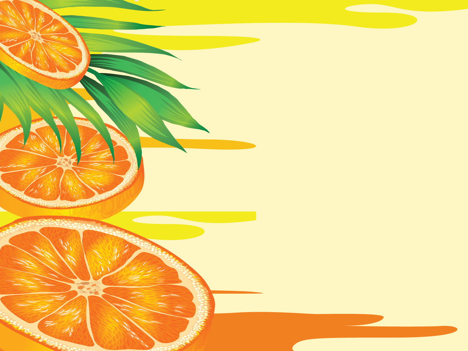 Orange Juice Template - Free PPT Backgrounds and Templates