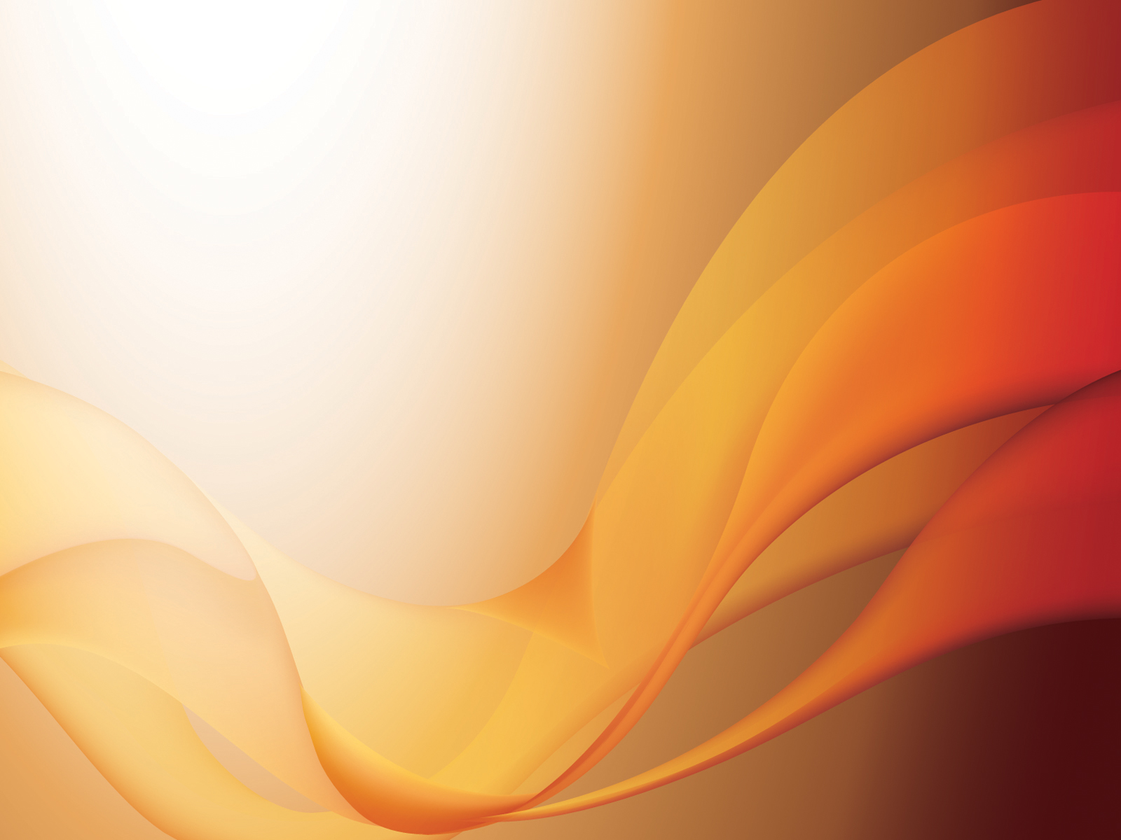 Orange Waves Powerpoint Templates - Abstract, Orange - Free PPT Backgrounds  and Templates