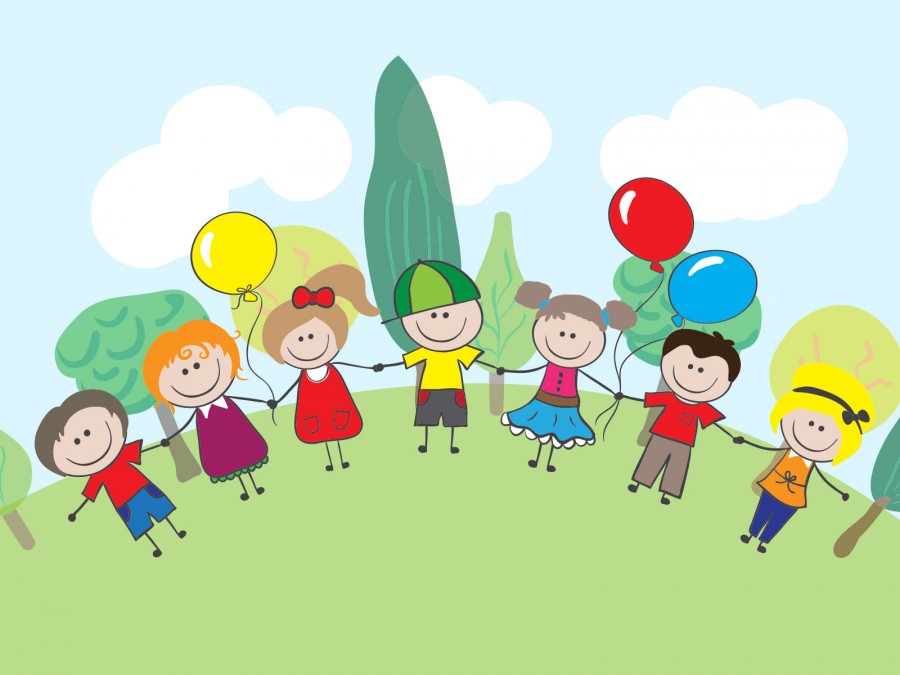 Children Festival Powerpoint Templates - Green, Holidays, Kids - Free ...