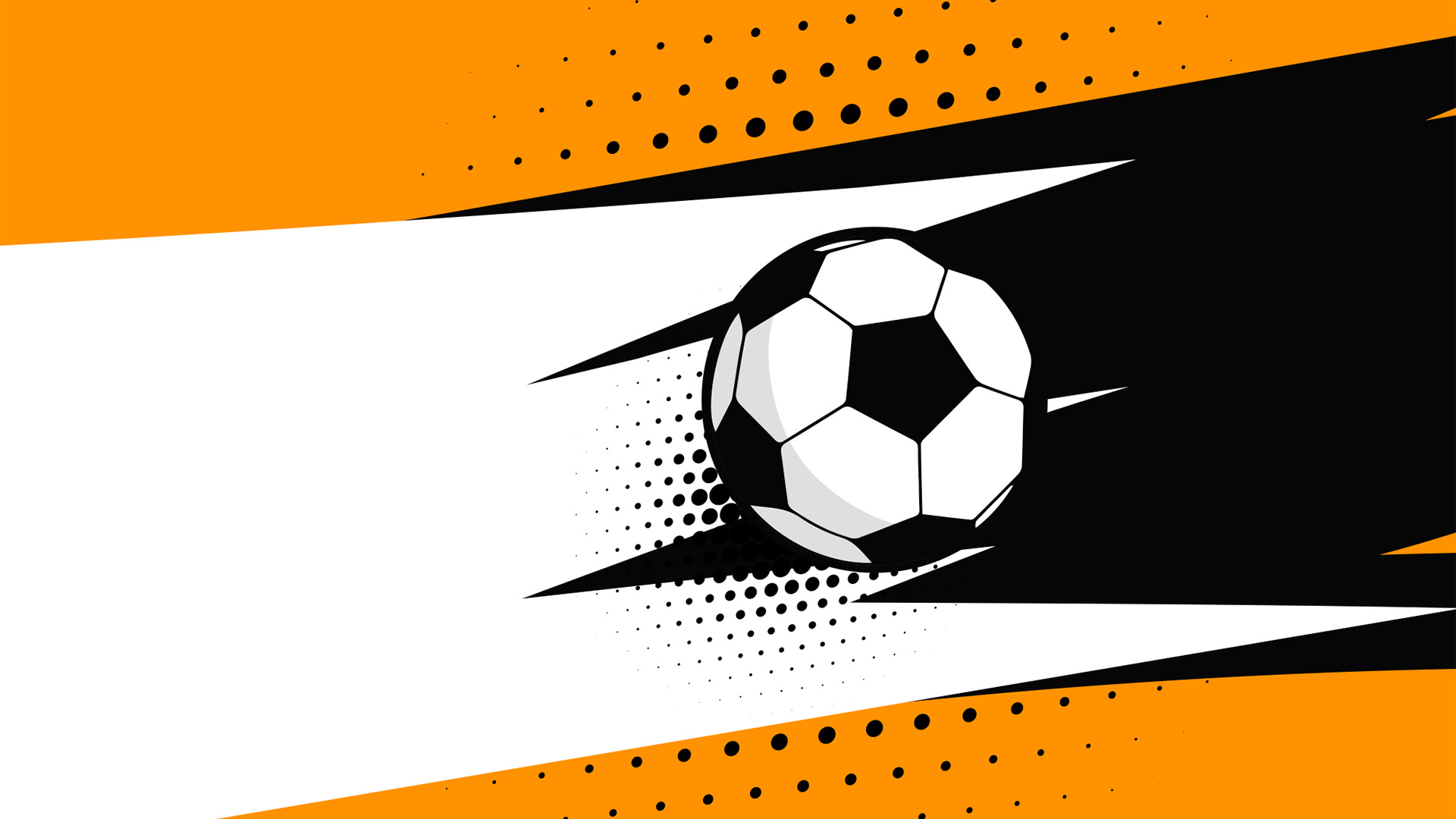 Football Soccer Powerpoint Templates Orange Sports Free PPT