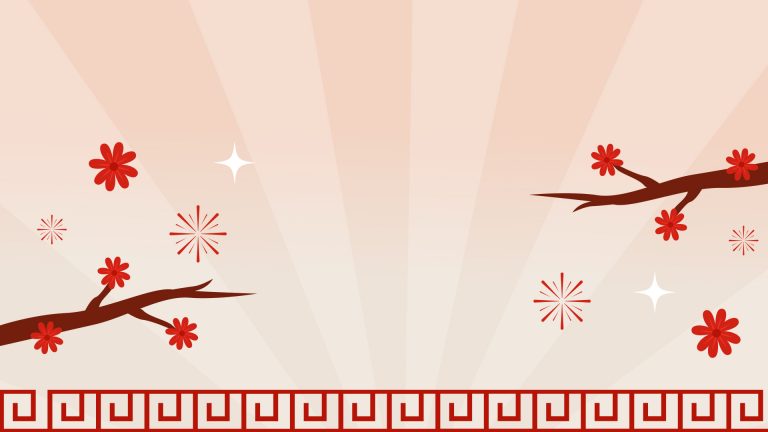 Chinese New Year Powerpoint Templates - Christmas, Google Slides, Red