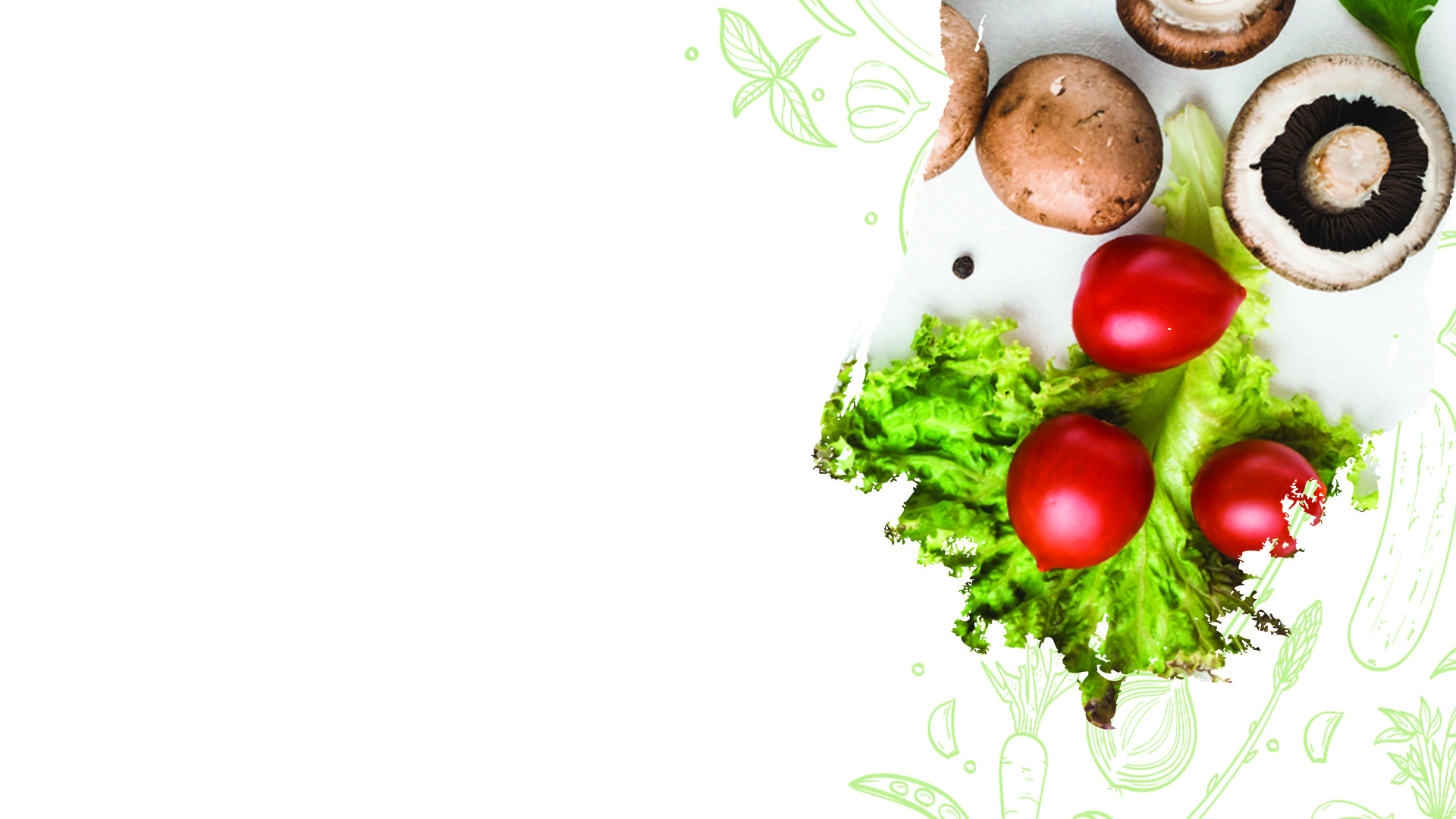 Green Foods Powerpoint Templates Food & Drink, Google Slides, Green