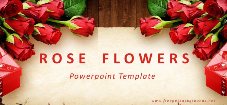 Rose Flower PPT Template