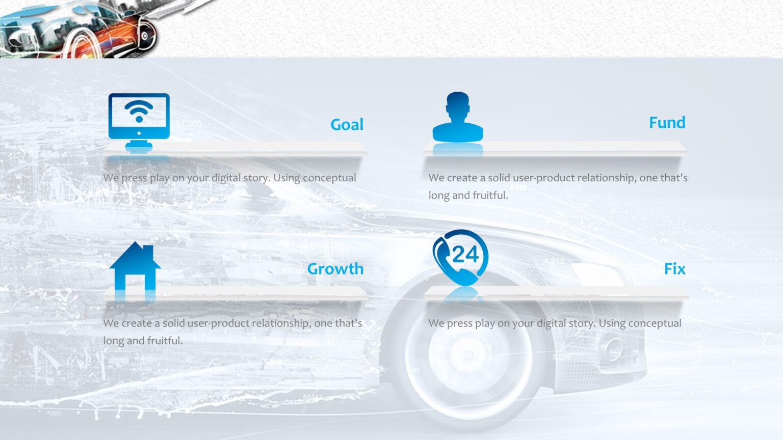 Car Racing Powerpoint Templates - Aqua / Cyan, Blue, Car ...