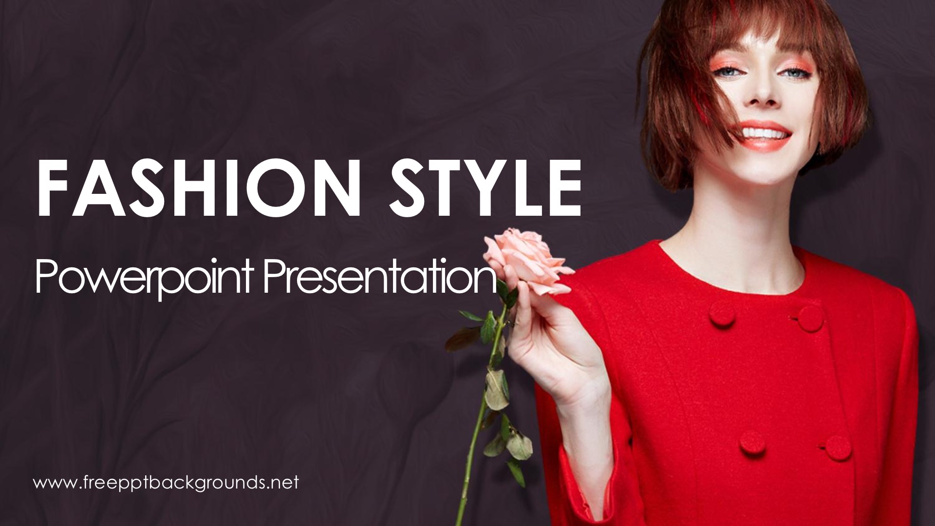 Fashion Style Powerpoint Templates - Beauty & Fashion, Black, Google  Slides, Red - Free PPT Backgrounds and Templates