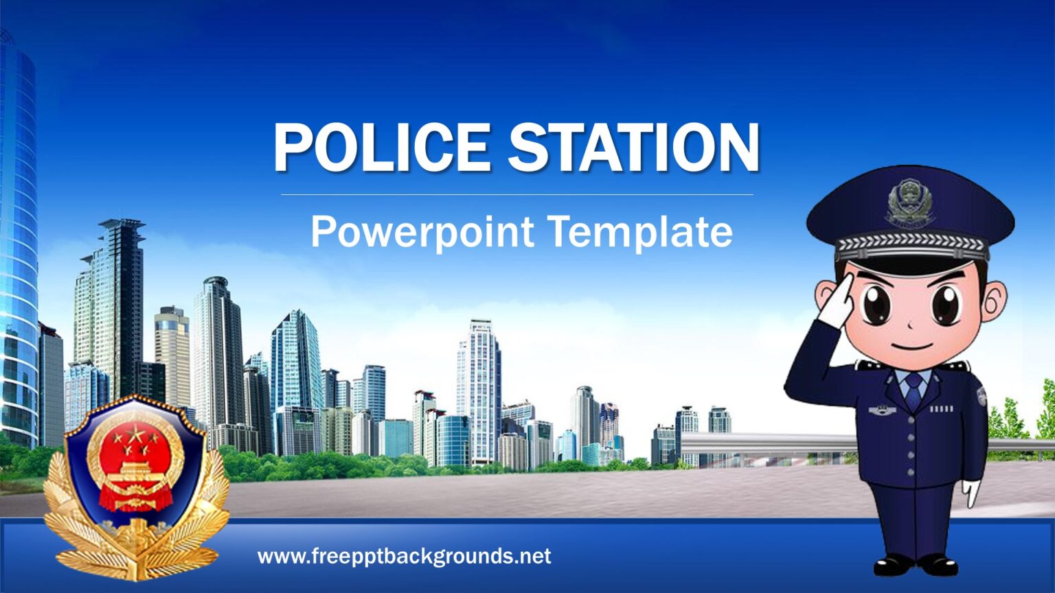 Background Free Police Powerpoint Templates