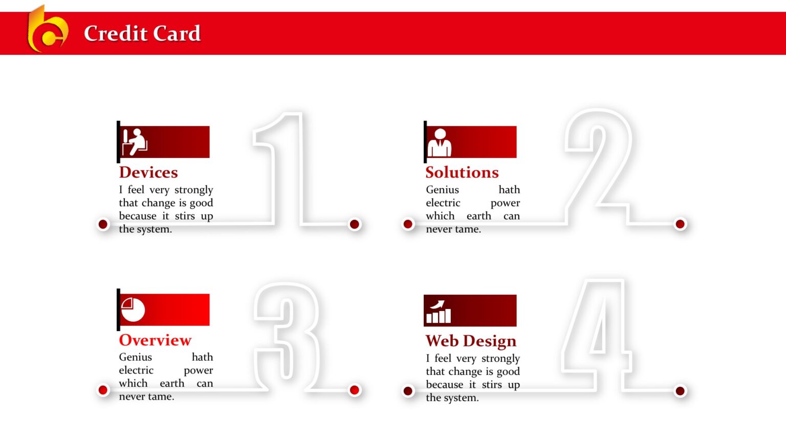 Credit Card System Powerpoint Templates - Business & Finance, Red ...