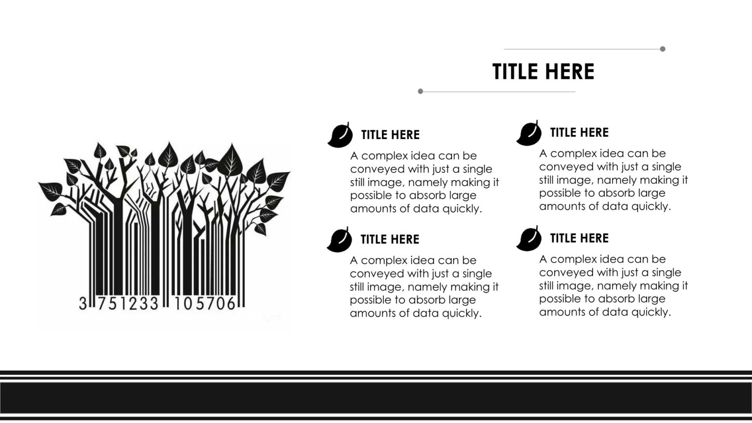 Barcode Powerpoint Templates - Black, Objects, Technologies, White ...