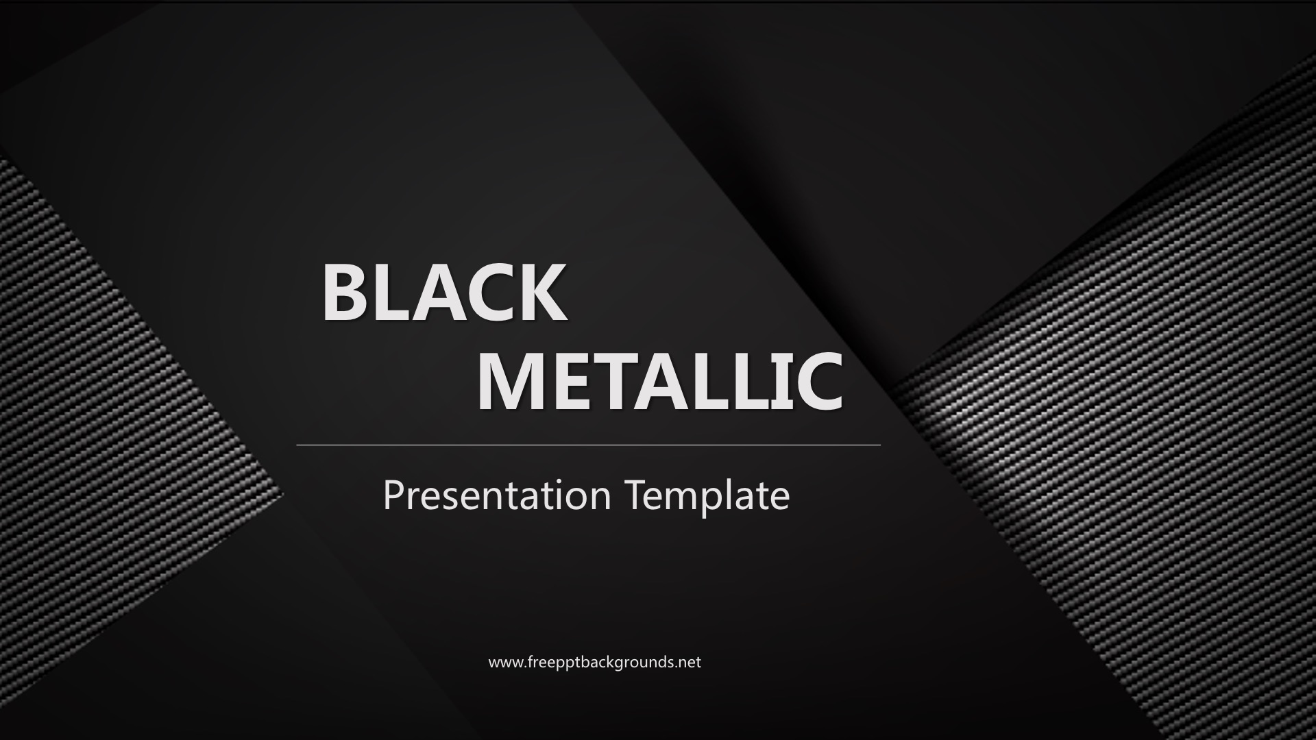 Black And White Presentation Template