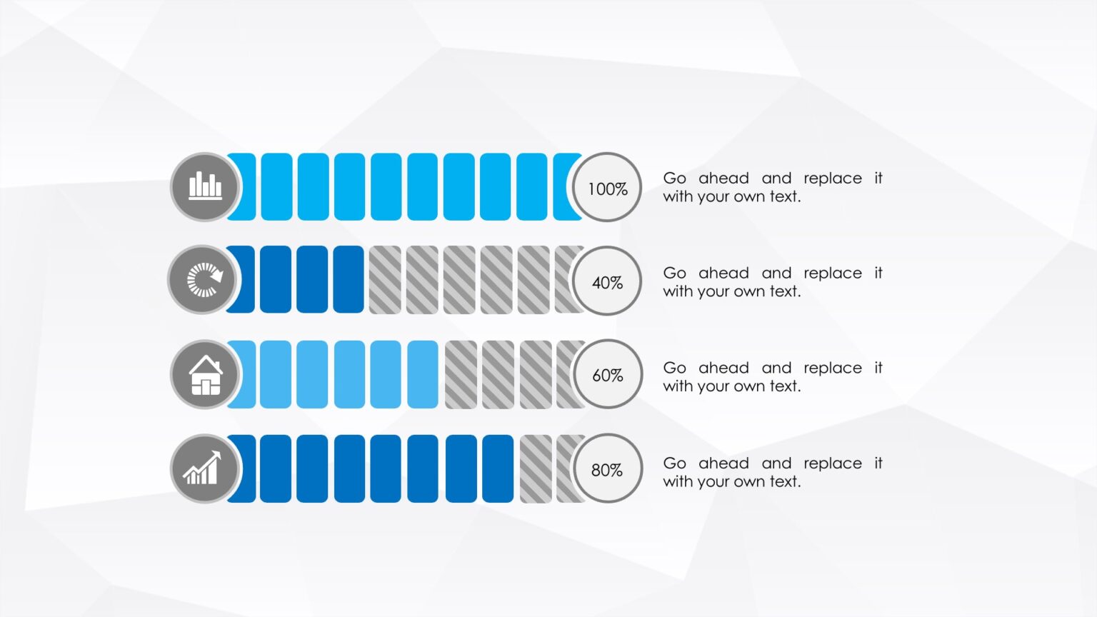 Brand Powerpoint Templates - Arts, Blue, Objects Backgrounds