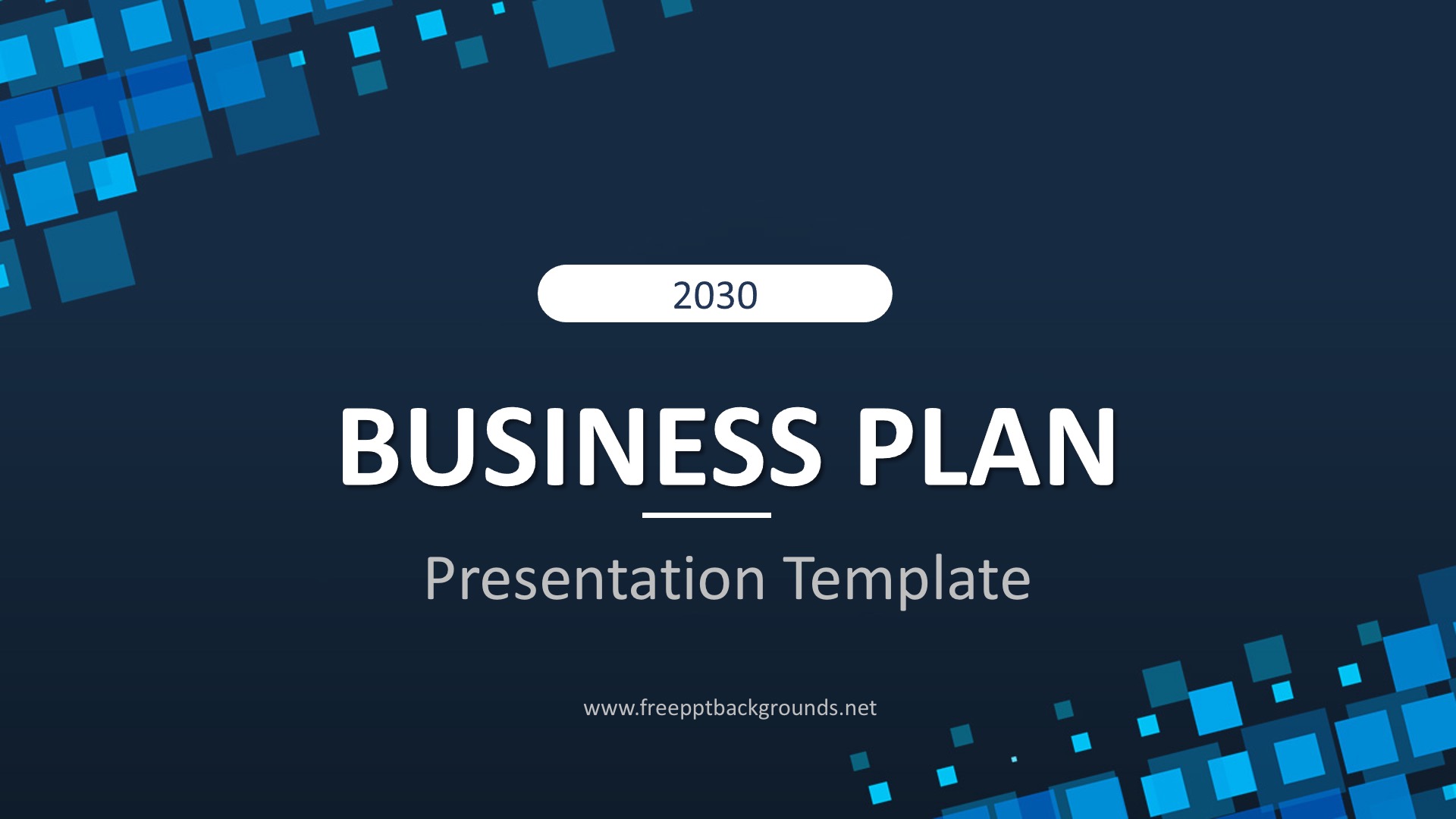 2030 Business Plan Powerpoint Templates - Blue, Business & Finance - Free  PPT Backgrounds and Templates