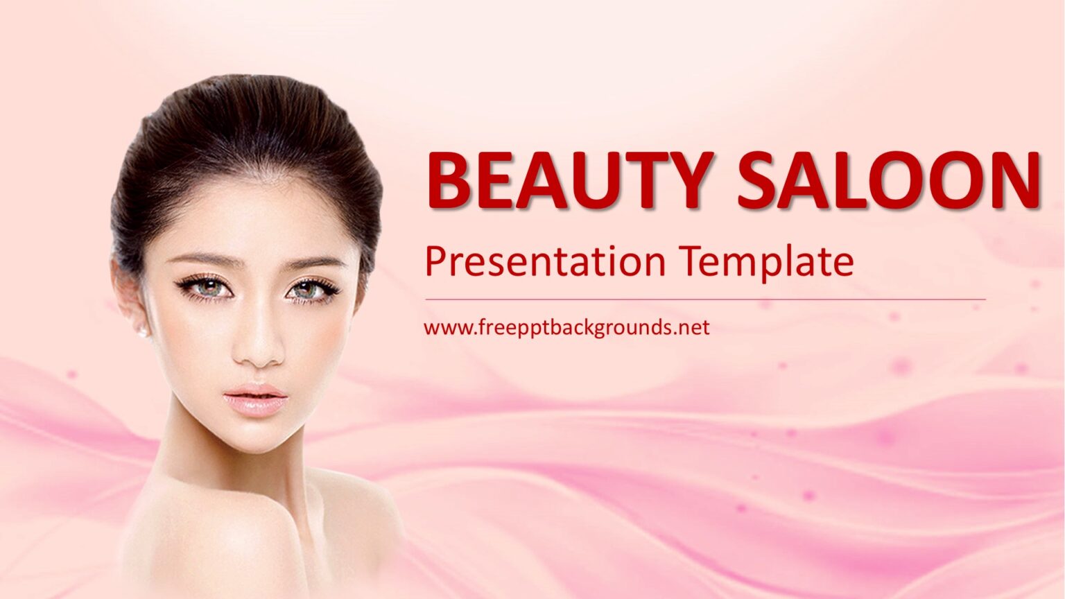 Beauty Saloon Powerpoint Templates - Beauty & Fashion, Fuchsia ...