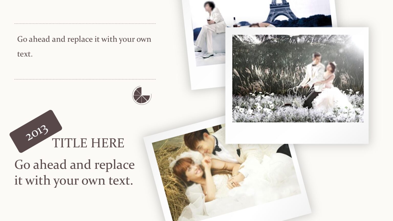 Our Wedding Powerpoint Templates - Beauty & Fashion, Love Backgrounds