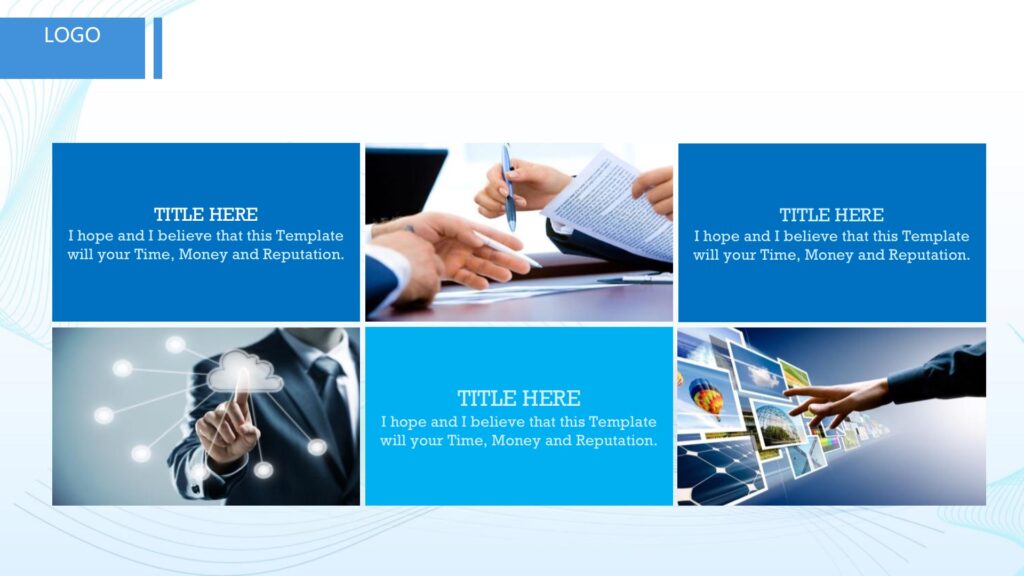 Work Summary Powerpoint Templates - Blue, Business & Finance, Editorial ...