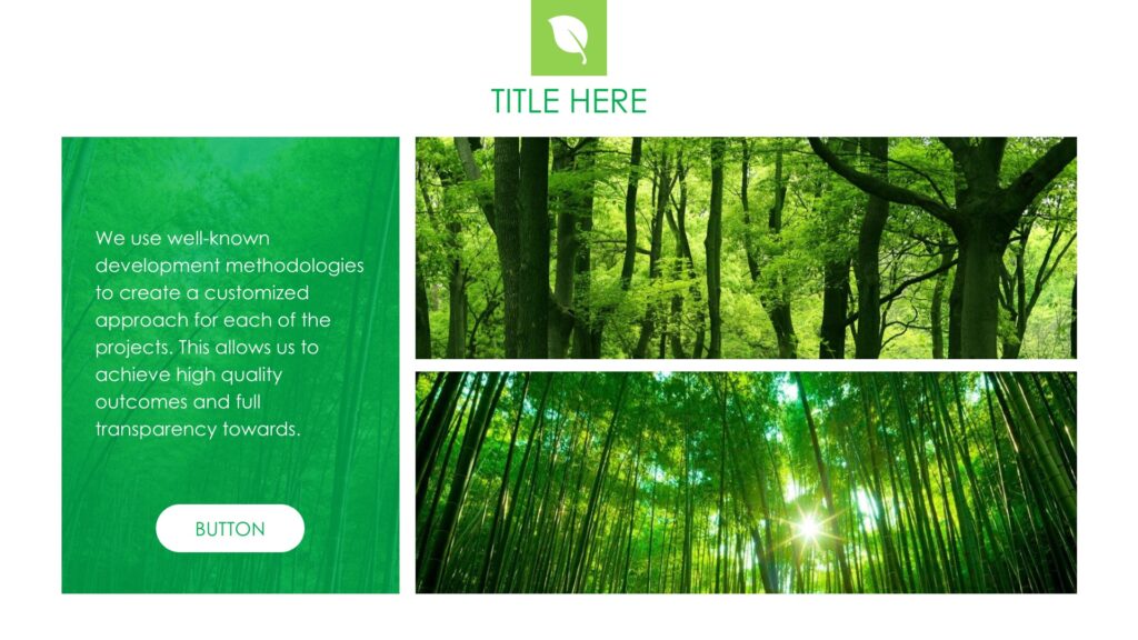 Green Life Presentation Powerpoint Templates - Green, Nature Backgrounds