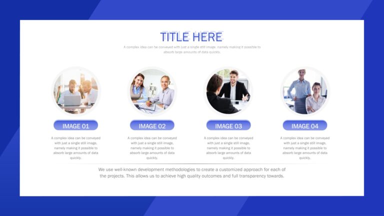 Creative Resume Powerpoint Templates - Arts, Blue Backgrounds