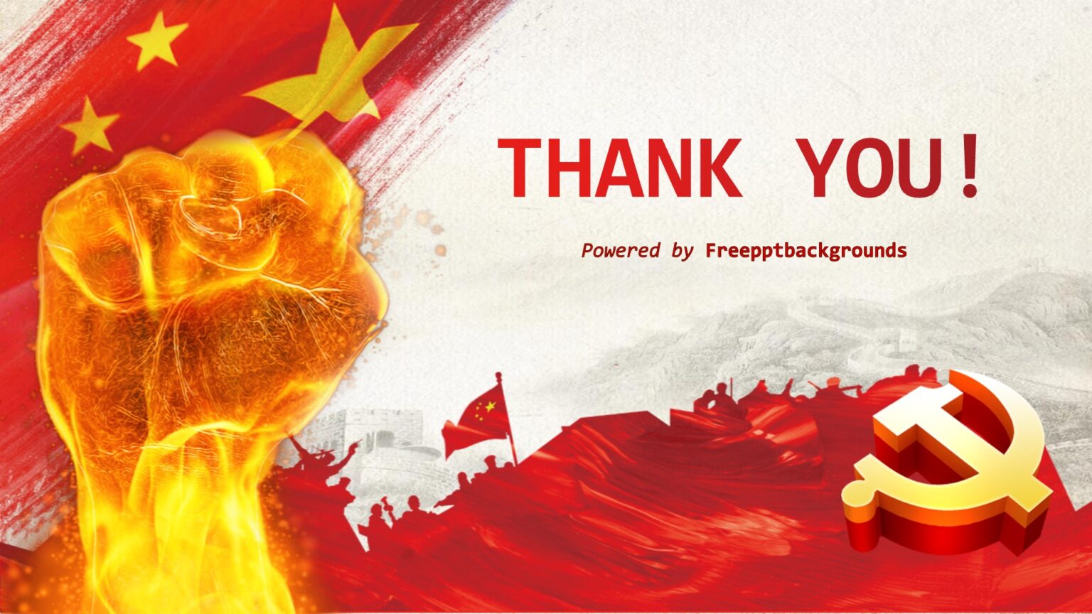 Red Communism Powerpoint Templates - Editorial, Flags, Red, Religious ...