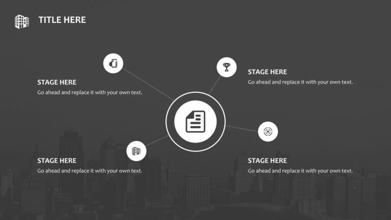 Town Planning Powerpoint Templates - Black, Buildings & Landmarks ...